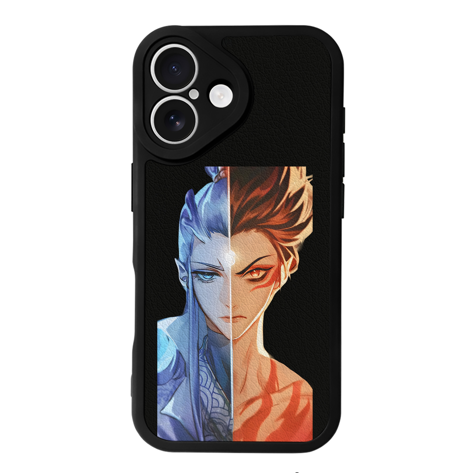 （画像用） Ne Zha 2 ナタ 魔童の大暴れ 【iPhone 16シリーズ対応】シリコンスマホケース（レザー調） 材質：シリコン
